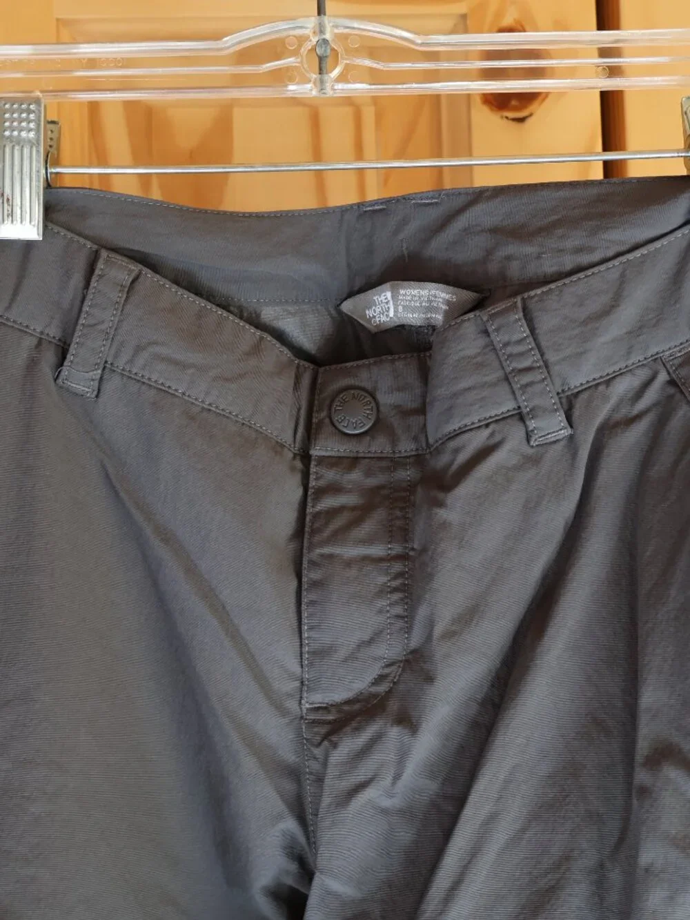 The North Face Paramount Convertible Hiking Pants Zip Off Gray Women's 8